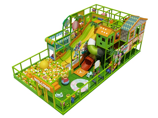 Mini Jungle Theme Indoor Playground for 3year Old with Café