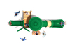 Customization Wooden Children Outdoor Playground Amusement Equipment Plastic Tube Slides 