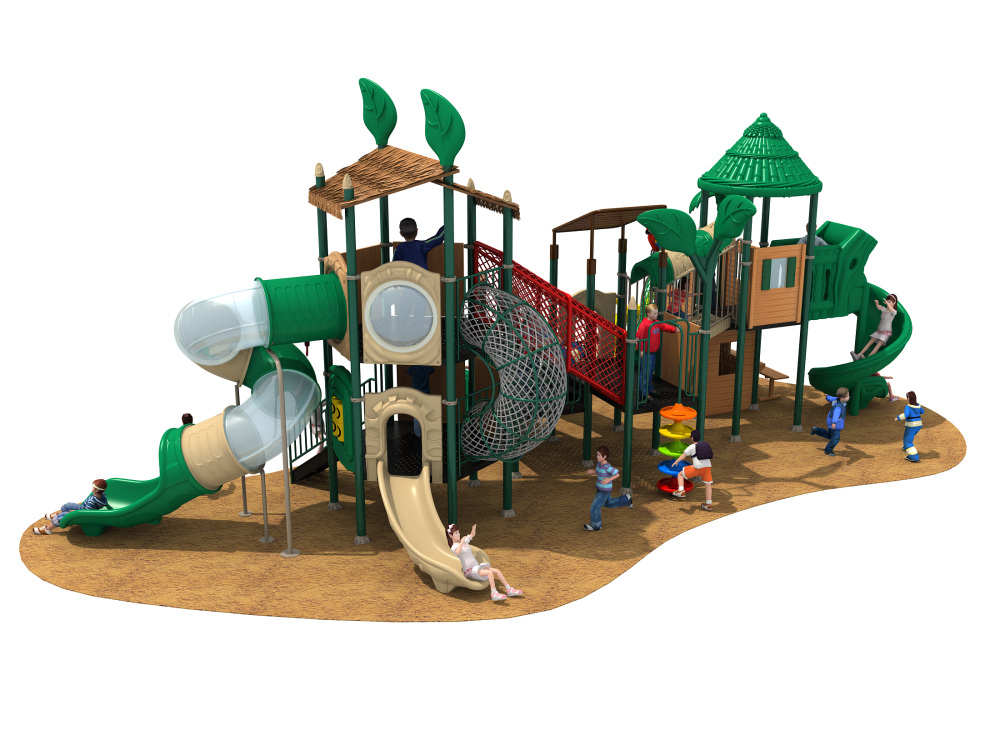 Quality Forest Series Outdoor Playground For Kids with Slide