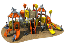 Popular Design Large Style Children Plastic Outdoor Playground Tube Slide for Sale