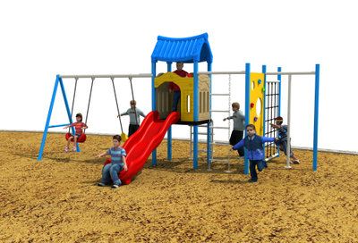 Amusement Park Attractive Children Outdoor Garden Slide Playground Equipment 