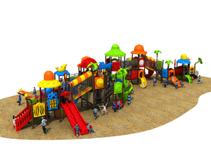 New Style Amusement Park with Safety Tube Slide Big Outdoor Playground 