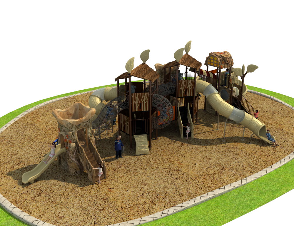 Best Forest Series Outdoor Playground For Kids with Slide
