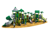 Rubber Flooring Forest Series Outdoor Playground with Slide