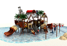 Children Play Pool Water Slide Outdoor Playground Water Park Equipment 