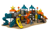 New Design Amusement Park Kids Large Outdoor Playground Plastic Slide 