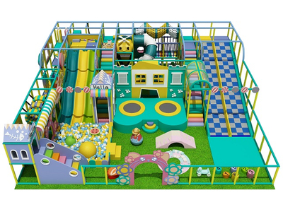 Mini Jungle Theme Indoor Playground for 5year Old with Slide