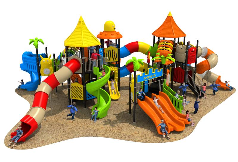 Factory Direct Sale Can Be Custom Made Children Plastic Outdoor Theme Playground 
