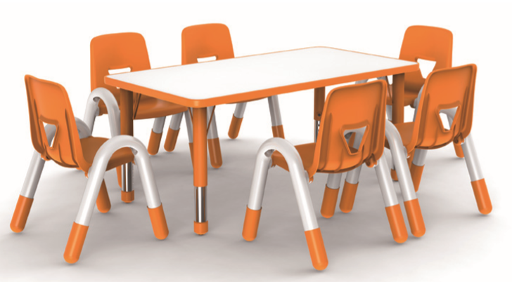 Children Rectangular Table &kids Furniture 