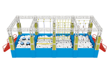 High Quality Multifunctional Customized Ninja Warrior Obstacles Course Trampoline Park 