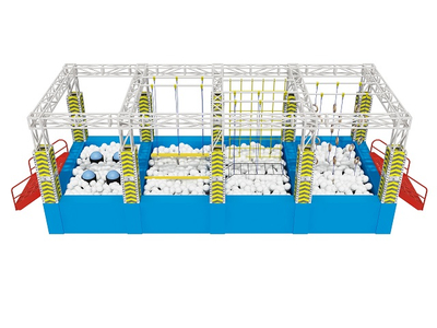High Quality Multifunctional Customized Ninja Warrior Obstacles Course Trampoline Park 