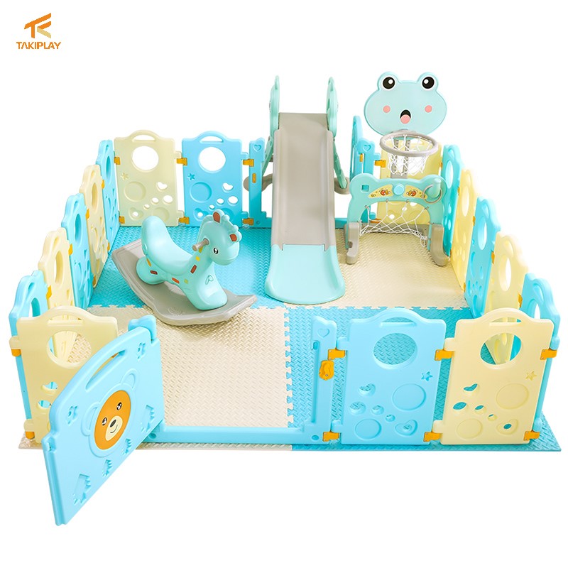 Easy Install Portable Children Folding Playpen Safety Gate Baby Playpens Sale 
