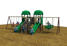 Outdoor Large Multi-function Playground Kids Slide Park Amusement Equipment